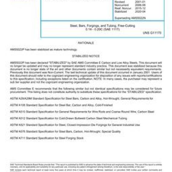 SAE AMS5022P