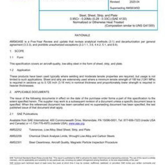 SAE AMS6345E