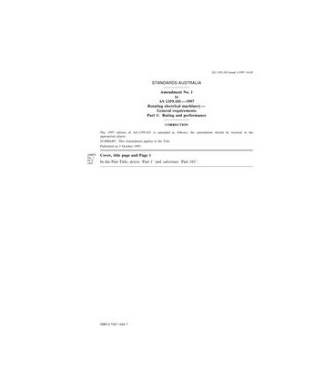 AS 1359.101-1997 AMDT 1                        [ Superseded ]