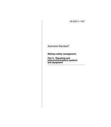 AS 4292.4-1997                        [ Superseded ]
