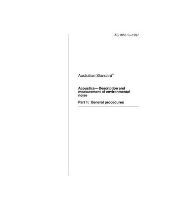 AS 1055.1-1997                        [ Superseded ]