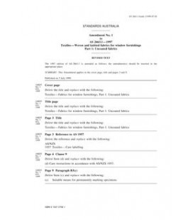 AS 2663.1-1997 AMDT 1