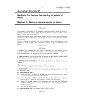 AS 2205.1-1997                        [ Superseded ]