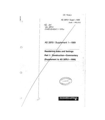 AS 2870.1 SUPP 1-1989 AMDT 1