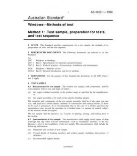 AS 4420.1-1996                        [ Superseded ]