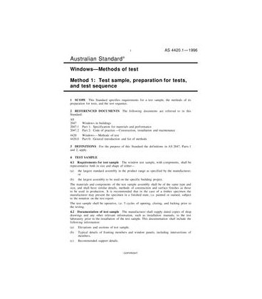 AS 4420.1-1996                        [ Superseded ]
