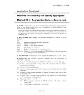 AS 1141.25.1-1996                        [ Superseded ]