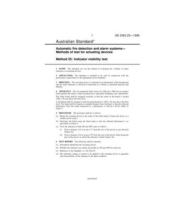 AS 2362.25-1996                        [ Superseded ]