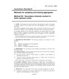 AS 1141.26-1996                        [ Superseded ]