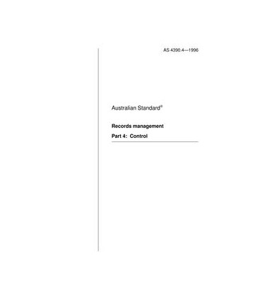 AS 4390.4-1996                        [ Superseded ]