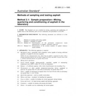 AS 2891.2.1-1995                        [ Superseded ]