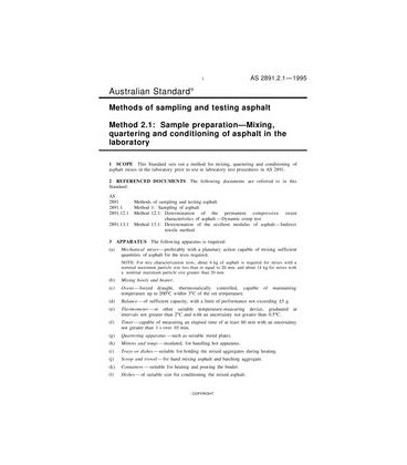 AS 2891.2.1-1995                        [ Superseded ]