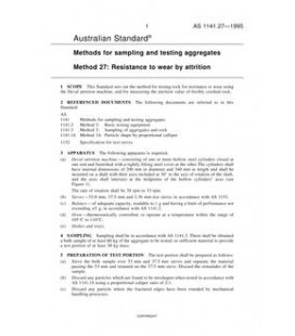 AS 1141.27-1995                        [ Superseded ]