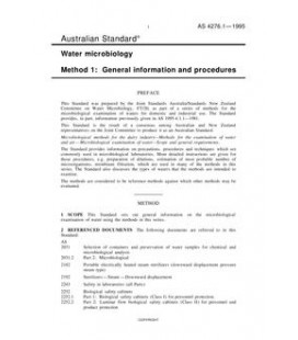 AS 4276.1-1995                        [ Superseded ]