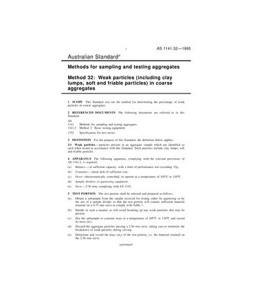 AS 1141.32-1995                        [ Superseded ]