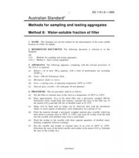 AS 1141.8-1995                        [ Superseded ]