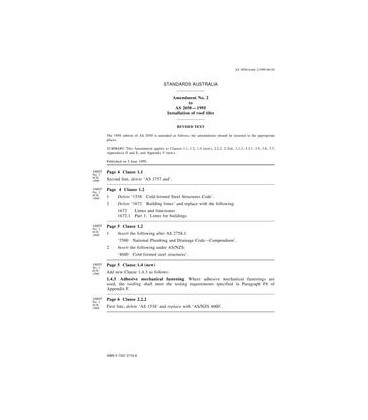 AS 2050-1995 AMDT 2                        [ Superseded ]