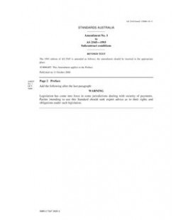 AS 2545-1993 AMDT 1                        [ Superseded ]
