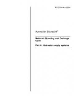AS 3500.4-1994                        [ Available Superseded ]