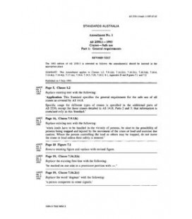 AS 2550.1-1993 AMDT 1