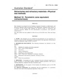 AS 1774.10-1994                        [ Superseded ]