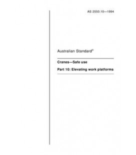 AS 2550.10-1994                        [ Superseded ]