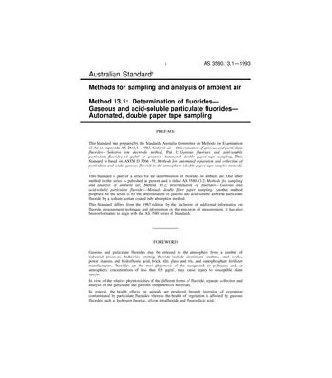 AS 3580.13.1-1993                        [ Obsolescent ]