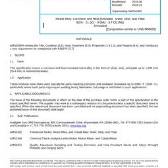 SAE AMS5599H