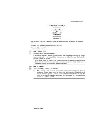 AS 3786-1993 AMDT 2                        [ Available Superseded ]