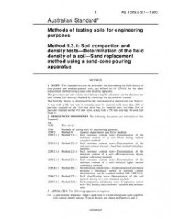 AS 1289.5.3.1-1993                        [ Superseded ]