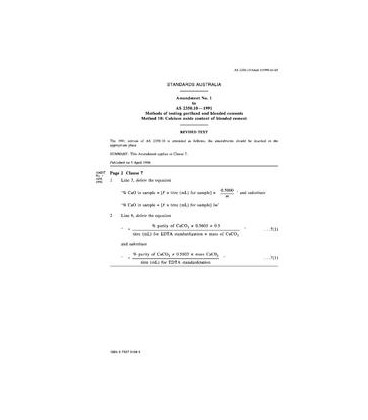 AS 2350.10-1991 AMDT 1                        [ Superseded ]
