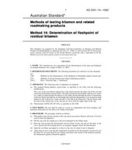 AS 2341.14-1992                        [ Superseded ]