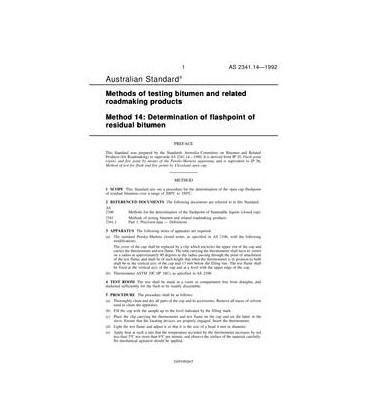 AS 2341.14-1992                        [ Superseded ]
