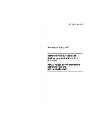 AS 1906.3-1992                        [ Available Superseded ]