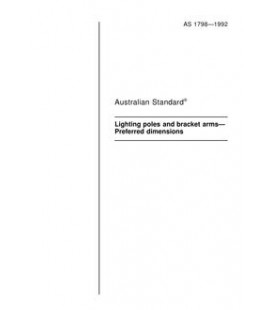 AS 1798-1992                        [ Superseded ]