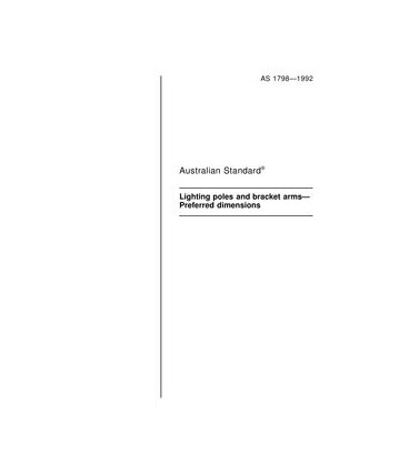 AS 1798-1992                        [ Superseded ]