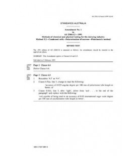 AS 2300.5.2-1991 AMDT 1