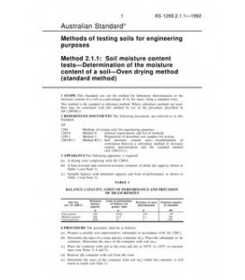 AS 1289.2.1.1-1992                        [ Superseded ]