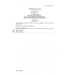 AS 1428.4-1992 AMDT 1                        [ Superseded ]