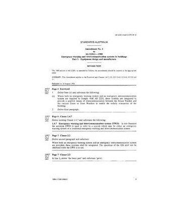 AS 2220.1-1989 AMDT 2                        [ Superseded ]