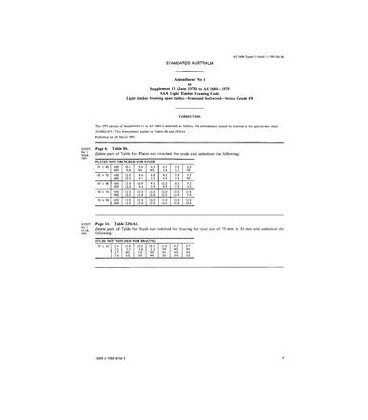 AS 1684 SUPP 11-1975 AMDT 2                        [ Superseded ]
