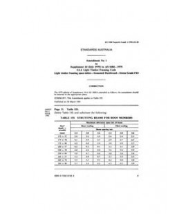 AS 1684 SUPP 14-1975 AMDT 2                        [ Superseded ]