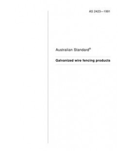 AS 2423-1991                        [ Superseded ]