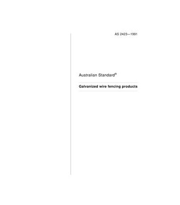 AS 2423-1991                        [ Superseded ]