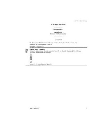 AS 1163-1991 AMDT 1                        [ Superseded ]