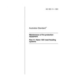 AS 1851.11-1991                        [ Superseded ]