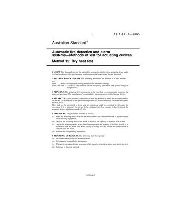 AS 2362.12-1990                        [ Superseded ]