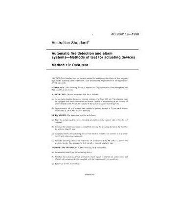 AS 2362.19-1990                        [ Superseded ]