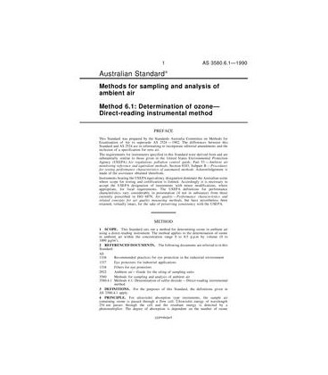AS 3580.6.1-1990                        [ Superseded ]