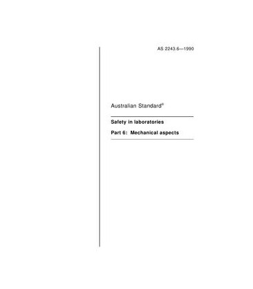 AS 2243.6-1990                        [ Superseded ]